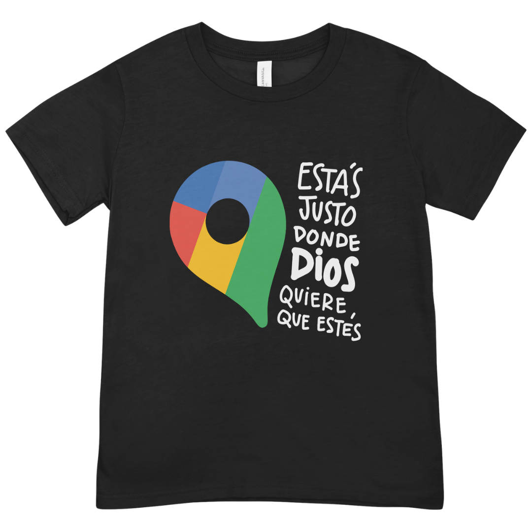 Polera Estas donde Dios quiere